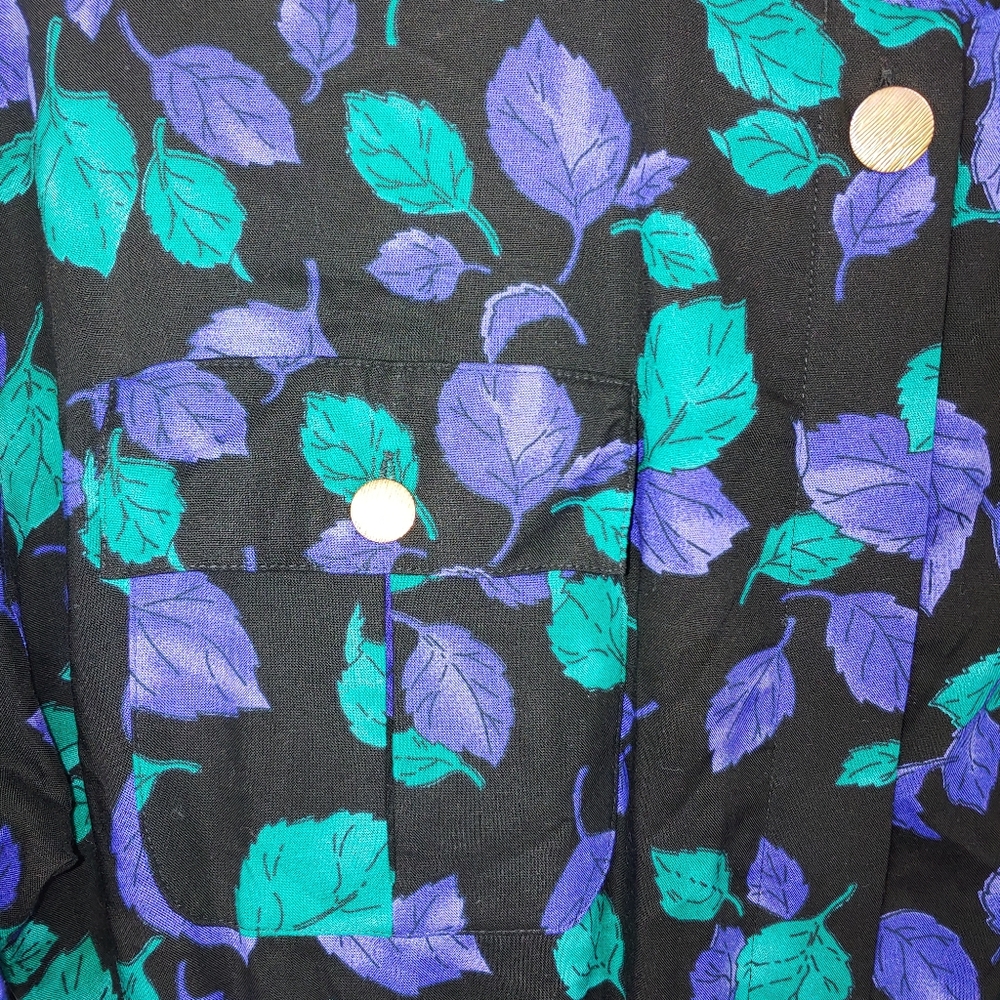 NEW Vtg. Leslie Fay Collections Dress Size 14 Mult colored -478 - Picture 6 of 11